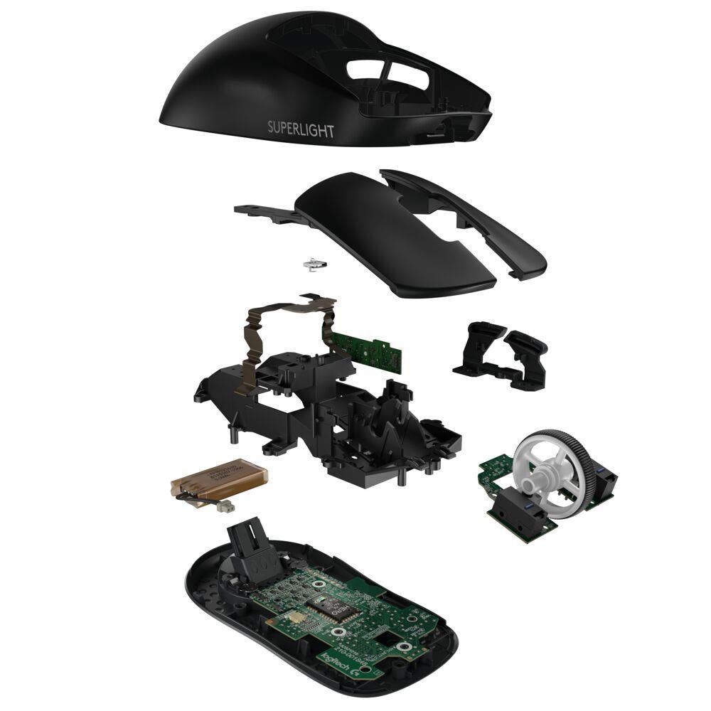 Logitech G PRO X Superlight Wireless Gaming Mouse - Black - Marknet Technology