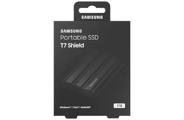 Samsung Portable SSD T7 Shield 2TB - Black - Marknet Technology