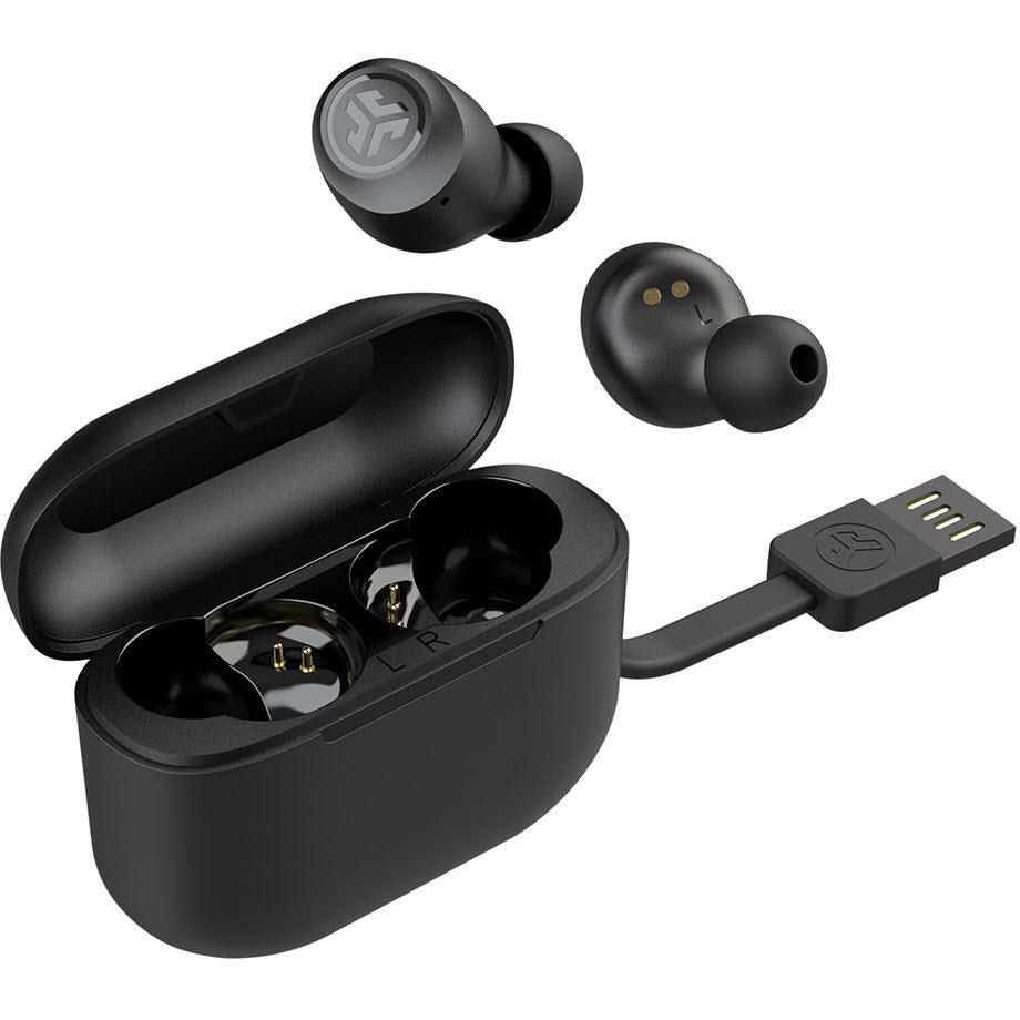 JLab Go Air Pop True Wireless In-Ear Headphones - Black - Marknet Technology