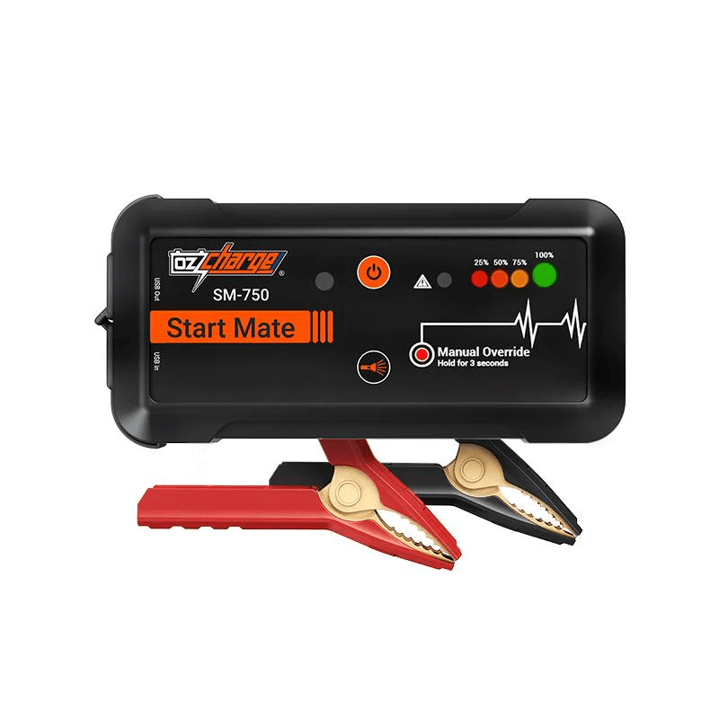 OzCharge Start Mate 750 Amp Portable Jump Starter & Powerbank - Marknet Technology