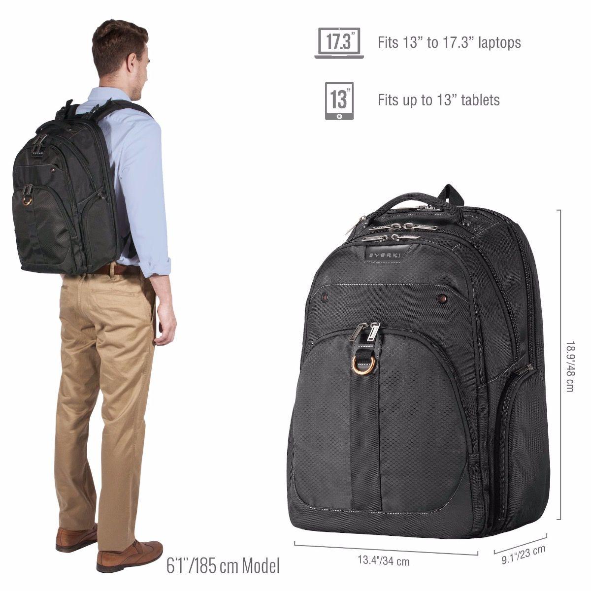 Everki Atlas 17.3" Laptop Backpack - Marknet Technology