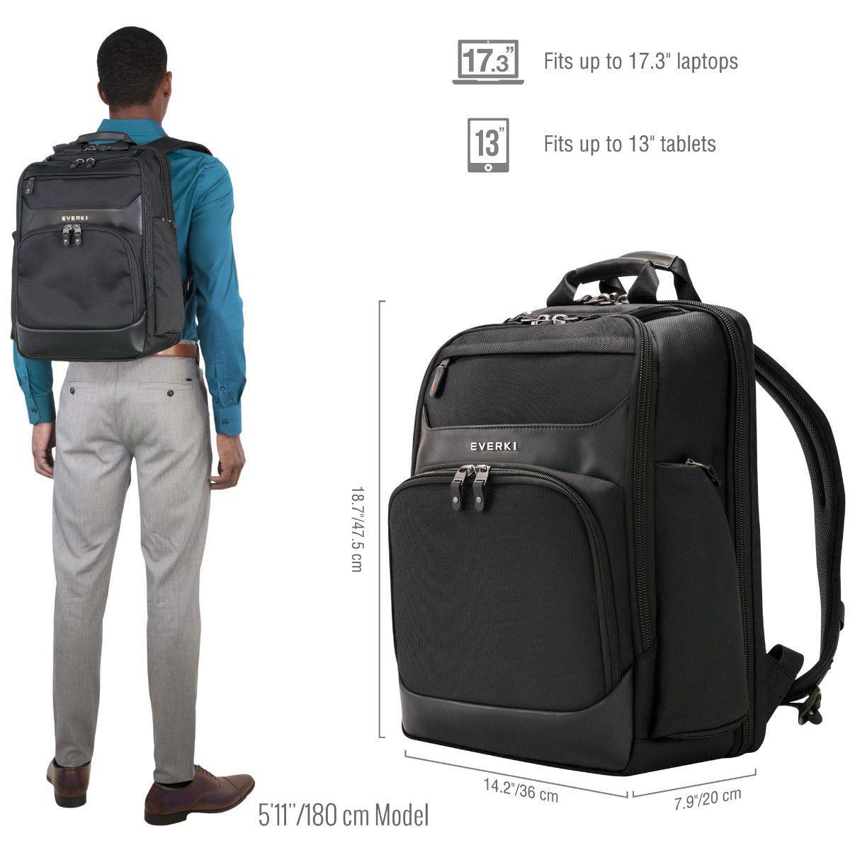 Everki Onyx 15.6" & 17.3" Laptop Backpack - Marknet Technology