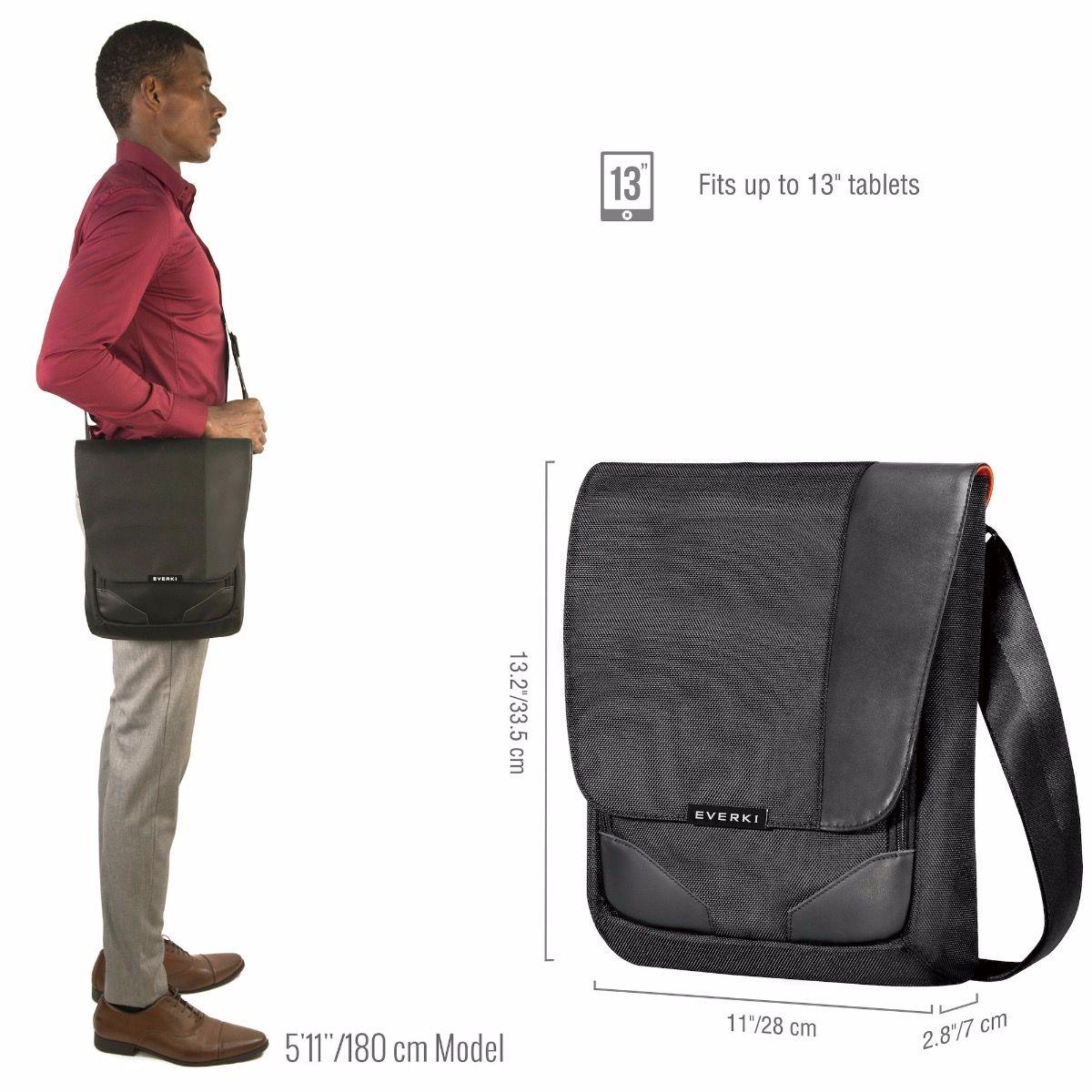 Everki Venue XL Premium RFID 12" Mini Messenger - Marknet Technology