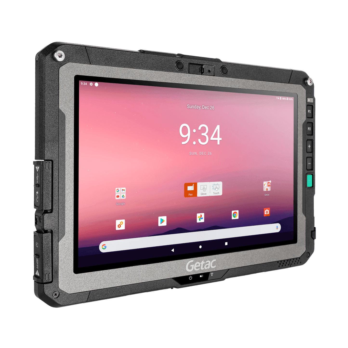 Getac ZX10, Android 10, 6GB RAM, 128GB SSD, 2x STD Batteries, WIFI + BT + 4G LTE + Dedicated GPS, 3-Yr Warranty + Accidental Damage - Marknet Technology