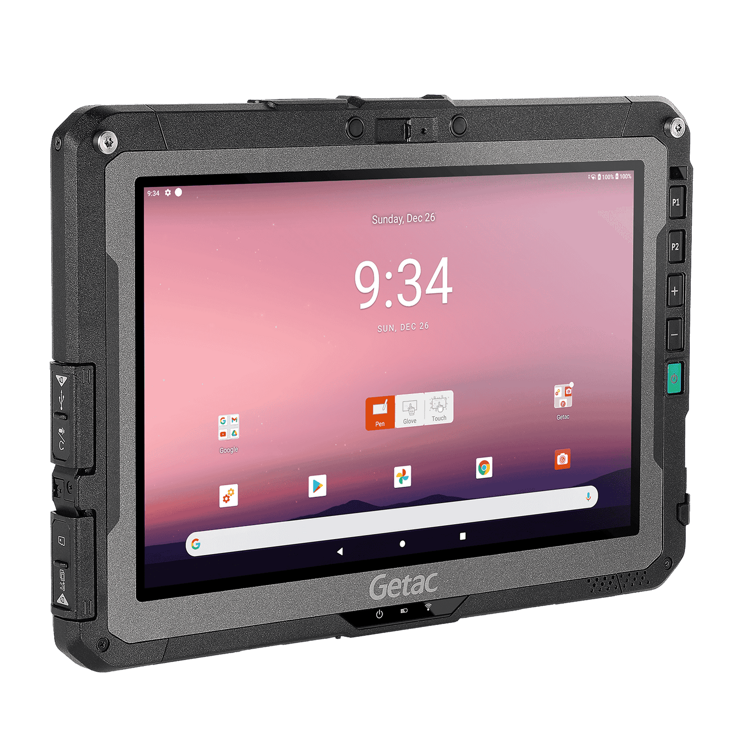 Getac ZX10, Android 10, 6GB RAM, 128GB SSD, 2x STD Batteries, WIFI + BT + 4G LTE + Dedicated GPS, 3-Yr Warranty + Accidental Damage - Marknet Technology