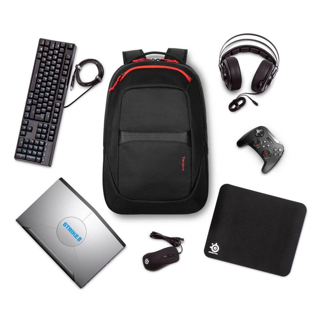 Targus 17.3 Strike II Gaming Laptop Backpack - Black - Marknet Technology