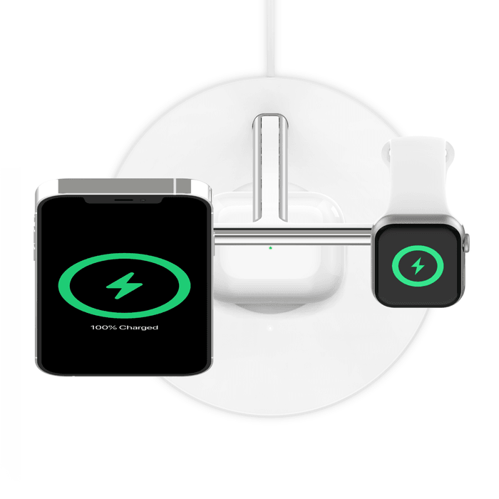 Belkin BoostCharge Pro 3-in-1 Wireless Charger with MagSafe 15W - Marknet Technology