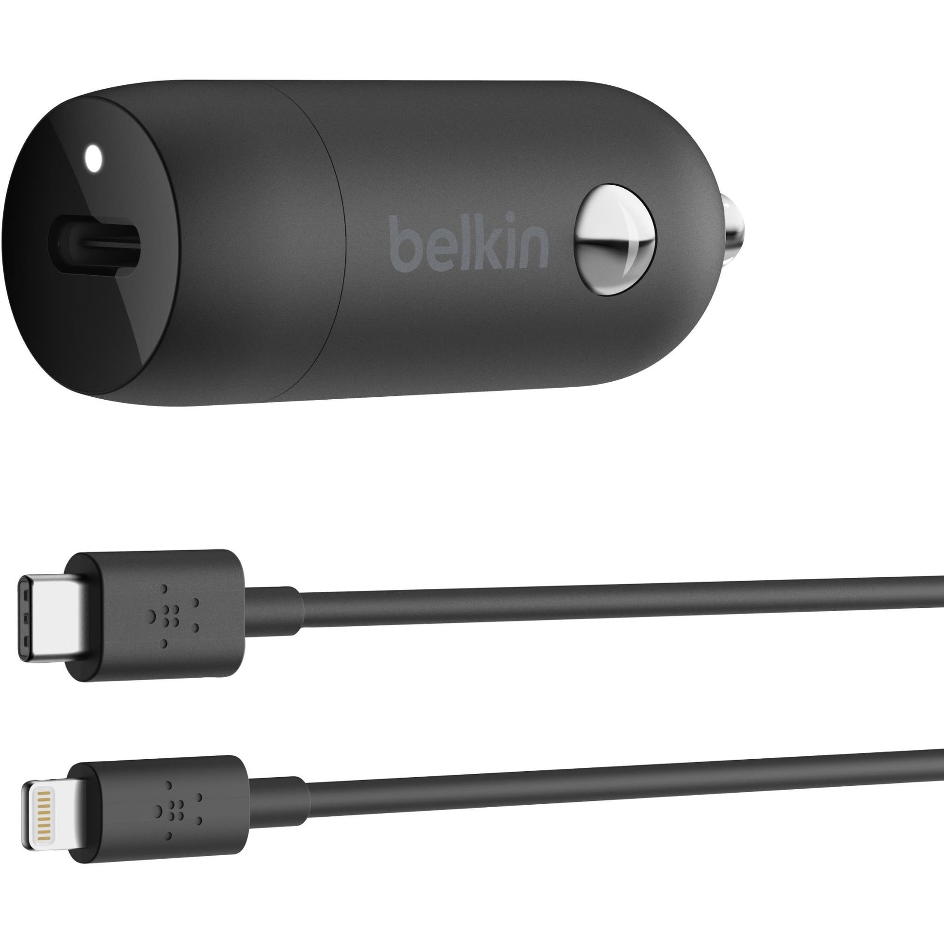 Belkin BoostUp 20W Car Charger with USB-C to Lightning Cable - Marknet Technology