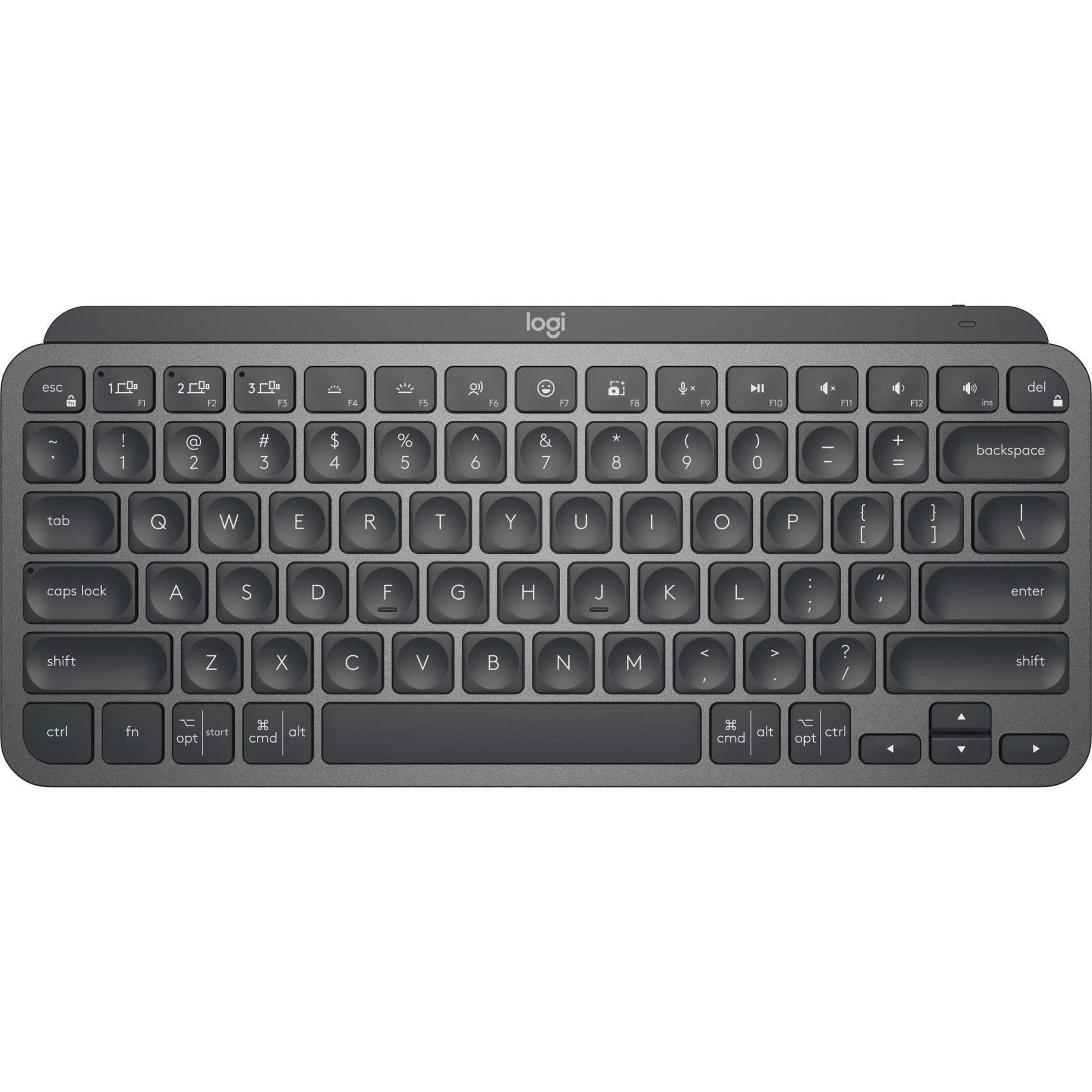 Logitech MX Keys mini Wireless Keyboard - Graphite - Marknet Technology