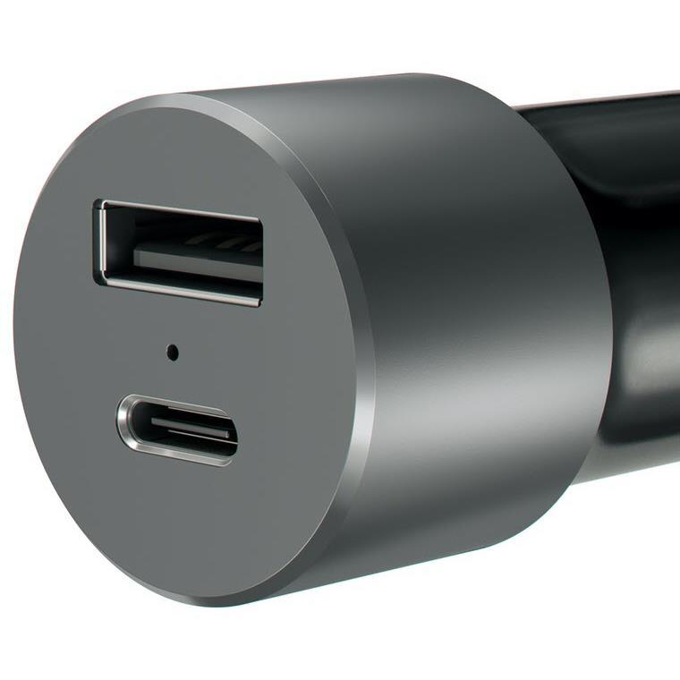 Satechi 72W USB-C and USB-A Car Chager - Space Grey - Marknet Technology