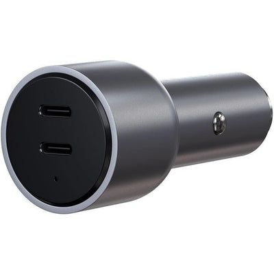 Satechi 40W Dual Port USB-C Car Charger (Space Grey) - Marknet Technology