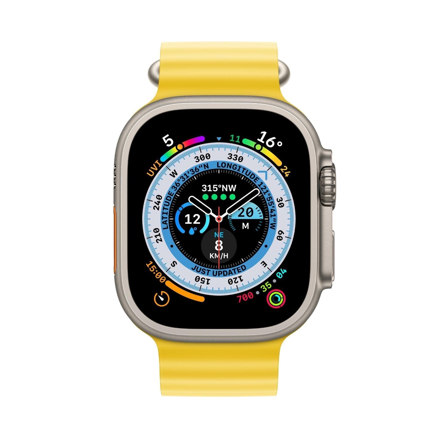 Apple Watch Ultra 49mm Titanium Case GPS + Cellular Ocean Band - Marknet Technology