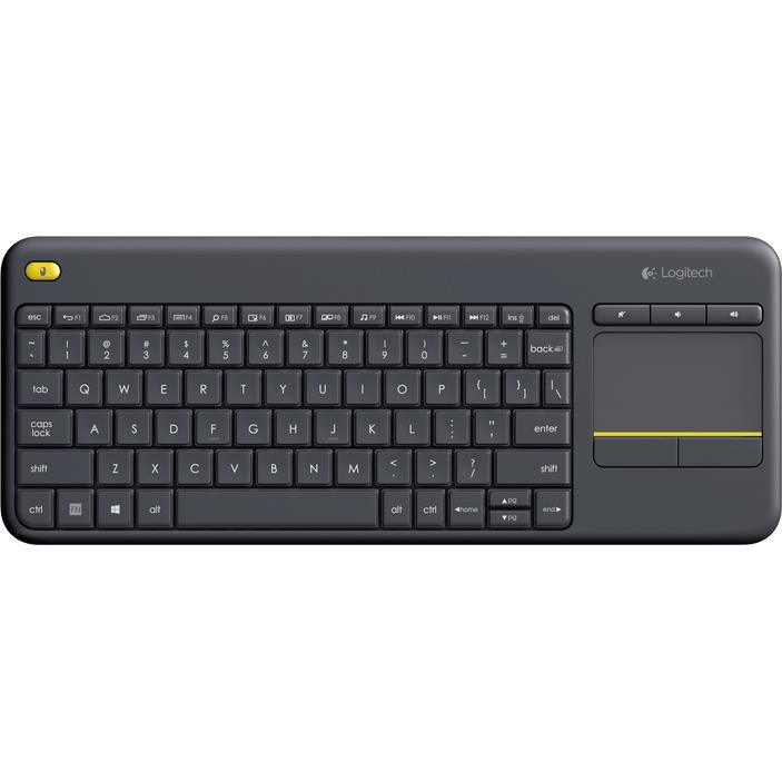 Logitech K400 Plus Wireless Touch Keyboard - Black - Marknet Technology