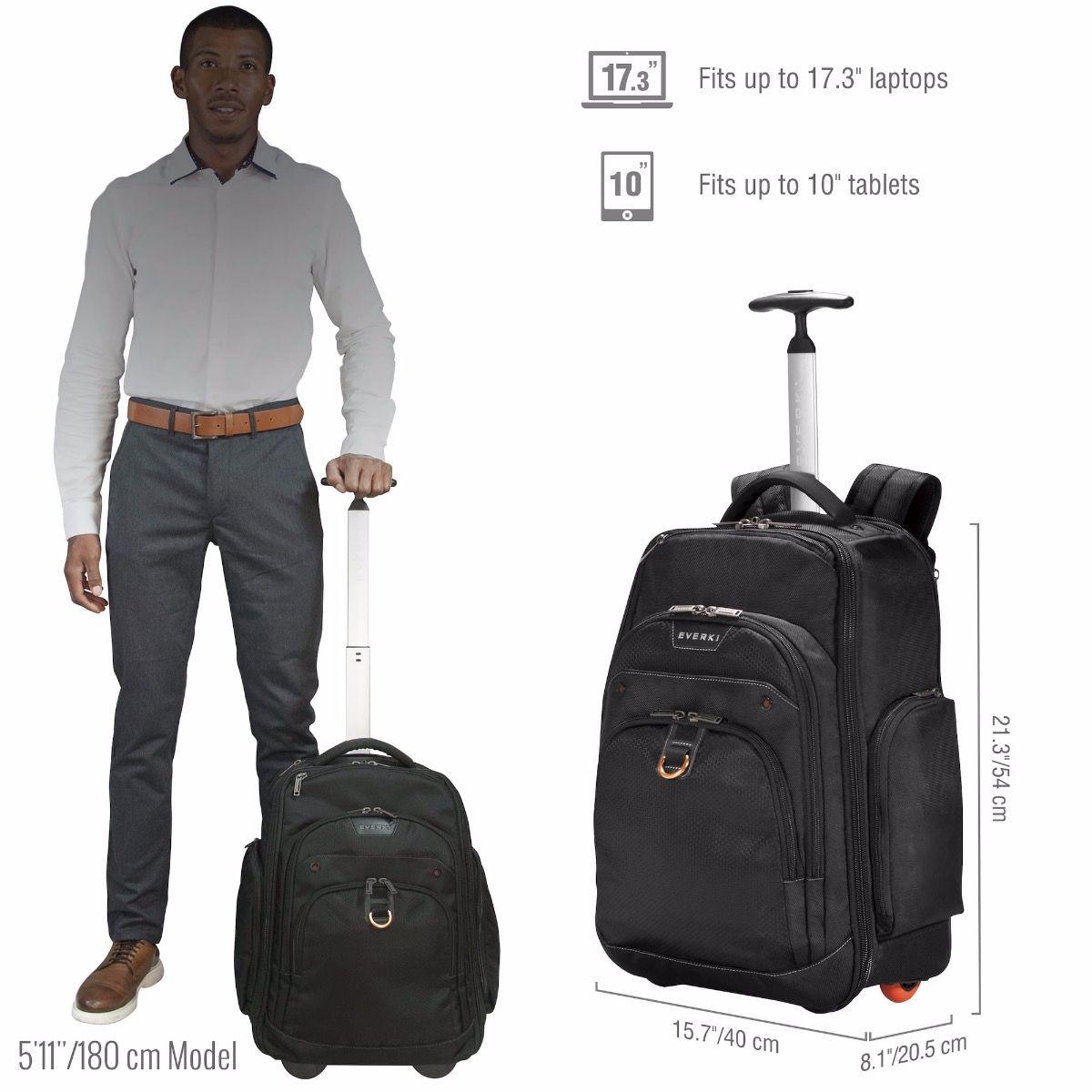 Everki Atlas Wheeled 17.3" Laptop Backpack - Marknet Technology