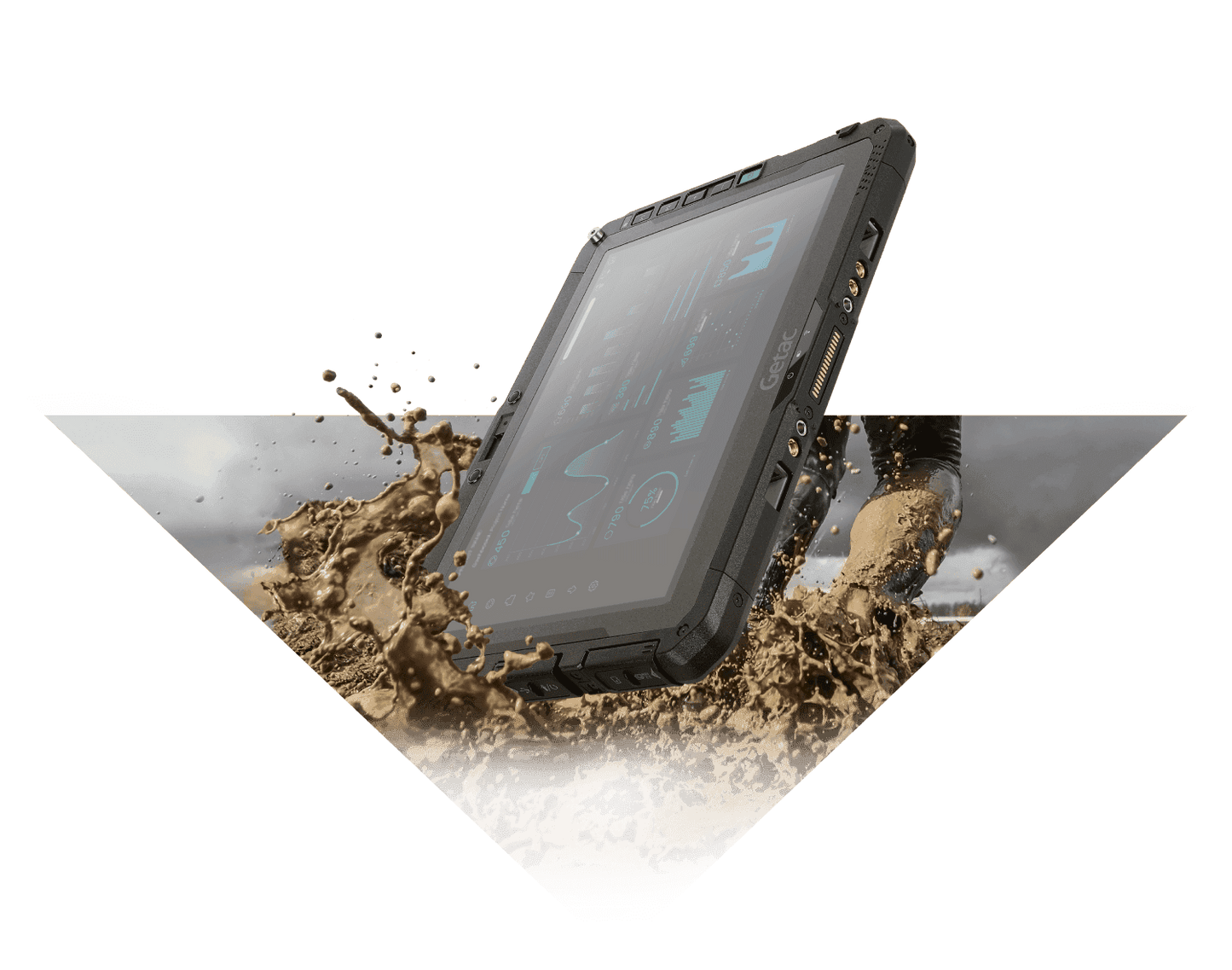 Getac ZX10, Android 10, 6GB RAM, 128GB SSD, 2x STD Batteries, WIFI + BT + 4G LTE + Dedicated GPS, 3-Yr Warranty + Accidental Damage - Marknet Technology